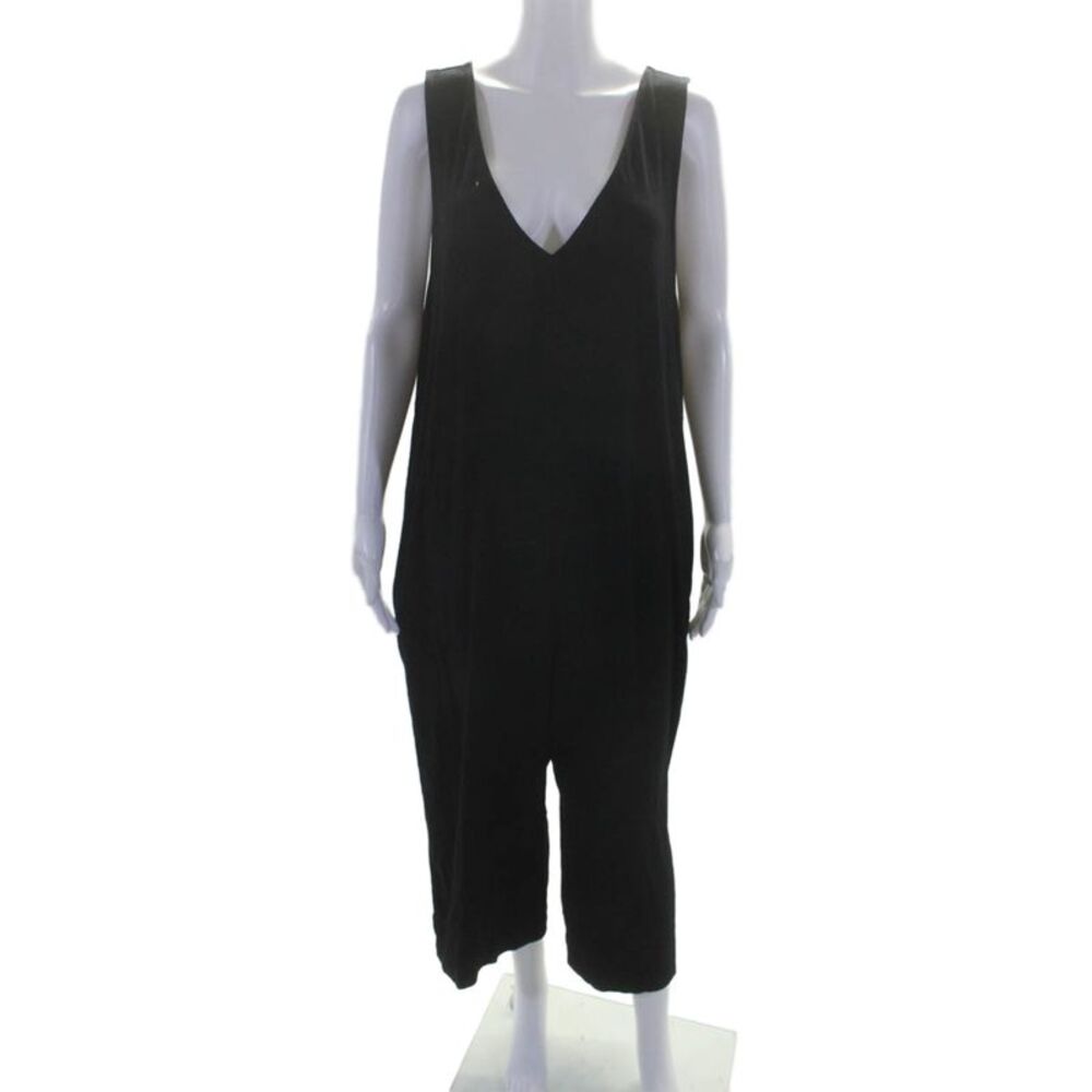 soon maternity Womens Lily Maternity Jumpsuit Black Size 12 14840047
